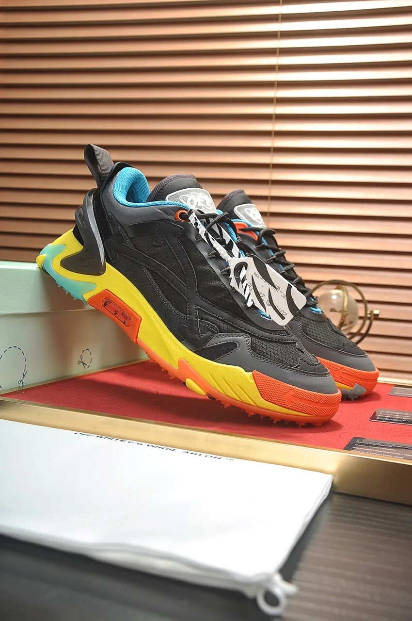 Men's men's shoes💰660💶【off-white】👫 Original one-to-one replica, high-end quality🥳The latest model has not been listed on the official website yet, the top version. Fabric: Imported open-edge beaded laminated leather Lining: Imported breathable mesh Outsole: New material imported TPU combination sole Male 38-44 (customized at 45)